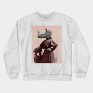 Rhino Girl Crewneck Sweatshirt